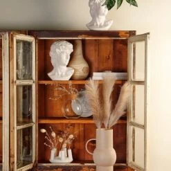 Mica Decorations Vases Vase En Métal Rose Clair H36 -Sablie Vases Soldes vase en metal rose clair h36 1