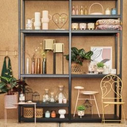 Mica Decorations Vases Vase En Métal Rose Clair H36 -Sablie Vases Soldes vase en metal rose clair h36 5