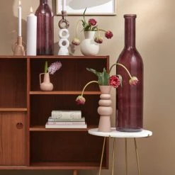 Mica Decorations Vases Vase En Métal Rose H29.5 -Sablie Vases Soldes vase en metal rose h29 5 2