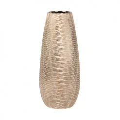 Maisons Du Monde Vases Vase En Porcelaine Dorée H32