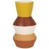 Maisons Du Monde Vases Vase En Porcelaine Jaune, Orange Et Blanc H23 -Sablie Vases Soldes vase en porcelaine jaune orange et blanc h23 1000 7 22 226957 1
