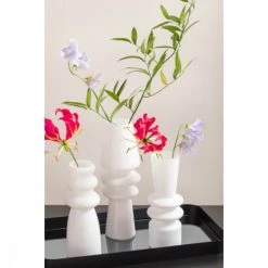 Sablie Vases Soldes -Sablie Vases Soldes vase en verre blanc h20 5cm 1