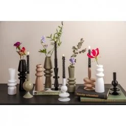 Present Time Vases Vase En Verre Blanc H20,5cm -Sablie Vases Soldes vase en verre blanc h20 5cm 4