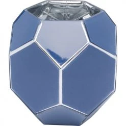 Kare Design Vases Vase En Verre Bleu Et Doré H17 -Sablie Vases Soldes vase en verre bleu et dore h17 2