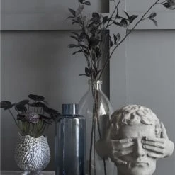 Lene Bjerre Vases Vase En Verre Bleu H30 7 Lene Bjerre Vases Vase En Verre Bleu H30 -Sablie Vases Soldes vase en verre bleu h30 2