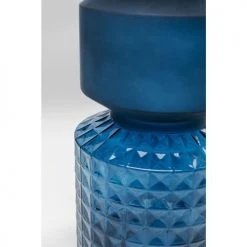 Kare Design Vases Vase En Verre Bleu H42 -Sablie Vases Soldes vase en verre bleu h42 4