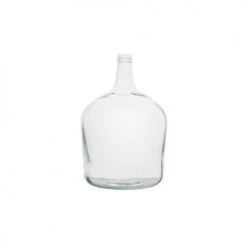 Naturalys Vases Vase En Verre Dame Jeanne 4 Litres Transparent
