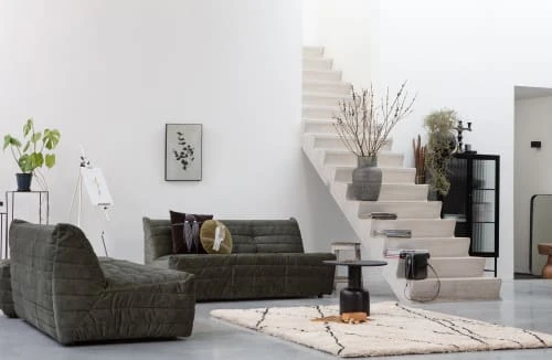 Woood Vases Vase En Verre De Mosaique Noir 4 Woood Vases Vase En Verre De Mosaique Noir – Image 2