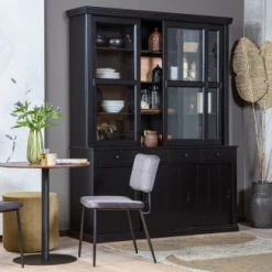 Woood Vases Vase En Verre De Mosaique Noir 10 Woood Vases Vase En Verre De Mosaique Noir -Sablie Vases Soldes vase en verre de mosaique noir 3