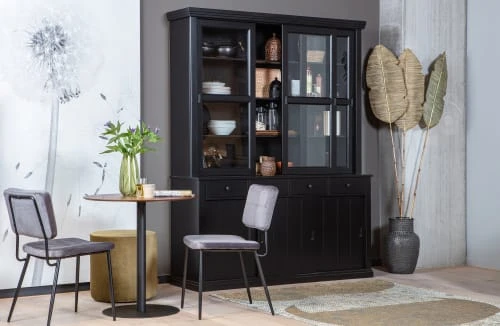 Woood Vases Vase En Verre De Mosaique Noir 6 Woood Vases Vase En Verre De Mosaique Noir – Image 4