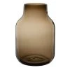 Maisons Du Monde Vases Vase En Verre Fumé Marron H25 -Sablie Vases Soldes vase en verre fume marron h25 1000 10 12 226824 1