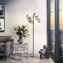 Kare Design Vases Vase En Verre Gris Clair Mat Et Noir Brillant H30 -Sablie Vases Soldes vase en verre gris clair mat et noir brillant h30 2