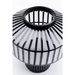 Kare Design Vases Vase En Verre Gris Clair Mat Et Noir Brillant H30 -Sablie Vases Soldes vase en verre gris clair mat et noir brillant h30 4