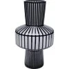 Kare Design Vases Vase En Verre Gris Clair Mat Et Noir Brillant H42 -Sablie Vases Soldes vase en verre gris clair mat et noir brillant h42