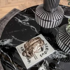 Kare Design Vases Vase En Verre Gris Clair Mat Et Noir Brillant H42 -Sablie Vases Soldes vase en verre gris clair mat et noir brillant h42 4