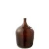 LANADECO Vases Vase En Verre Marron H56cm -Sablie Vases Soldes vase en verre marron h56cm 2