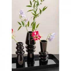 Sablie Vases Soldes -Sablie Vases Soldes vase en verre noir h20 5cm 1