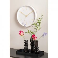 Present Time Vases Vase En Verre Noir H20,5cm -Sablie Vases Soldes vase en verre noir h20 5cm 2