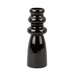 Sablie Vases Soldes 26 Present Time Vases Vase En Verre Noir H20,5cm