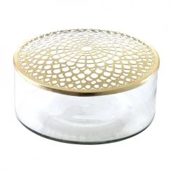 Villa Collection Vases Vase En Verre Or