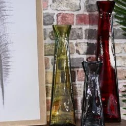 Sensei Maison Vases Vase En Verre Recyclé Cobalt 45 Cm -Sablie Vases Soldes vase en verre recycle cobalt 45 cm 2