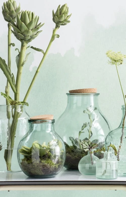 Mica Decorations Vases Vase En Verre Recyclé H25 4 Mica Decorations Vases Vase En Verre Recyclé H25 – Image 2