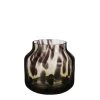 Mica Decorations Vases Vase En Verre Recyclé Marron H19 -Sablie Vases Soldes vase en verre recycle marron h19