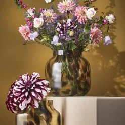 Mica Decorations Vases Vase En Verre Recyclé Marron H26,5 -Sablie Vases Soldes vase en verre recycle marron h26 5 5