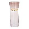 Maisons Du Monde Vases Vase En Verre Rose Et Doré H27 -Sablie Vases Soldes vase en verre rose et dore h27 1000 0 5 228293 1