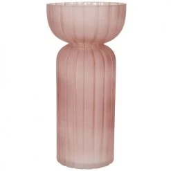 Maisons Du Monde Vases Vase En Verre Rose H31