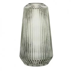 Sablie Vases Soldes 13 Maisons Du Monde Vases Vase En Verre Strié Teinté Vert H25