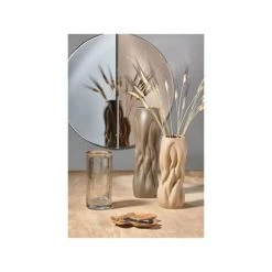 Villa Collection Vases Vase En Verre Transparent -Sablie Vases Soldes vase en verre transparent 3