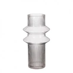 Mica Decorations Vases Vase En Verre Transparent H30