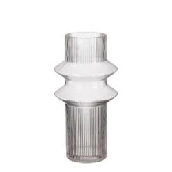 Mica Decorations Vases Vase En Verre Brun Foncé H30 -Sablie Vases Soldes vase en verre transparent h30 5