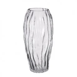 Mica Decorations Vases Vase En Verre Transparent H32