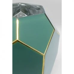 Kare Design Vases Vase En Verre Vert Et Doré H22 -Sablie Vases Soldes vase en verre vert et dore h22 1