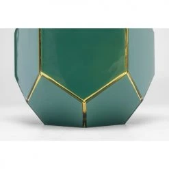 Kare Design Vases Vase En Verre Vert Et Doré H22 -Sablie Vases Soldes vase en verre vert et dore h22 4