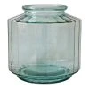 Maison Tilleul Vases Vase Façon Bonbonnière Facetté Transparent -Sablie Vases Soldes vase facon bonbonniere facette transparent