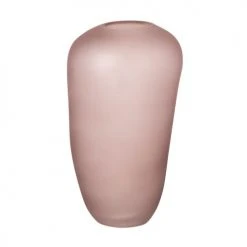 Maisons Du Monde Vases Vase Galet En Verre Violet H18