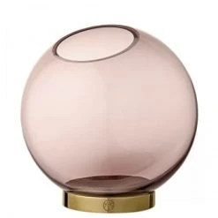 AYTM Vases Vase Globe Verre Et Laiton Medium D16cm -Sablie Vases Soldes vase globe verre et laiton medium d16cm 7