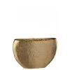 LANADECO Vases Vase Irrégulier Alu Or H29cm -Sablie Vases Soldes vase irregulier alu or h29cm