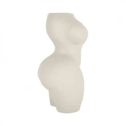 Present Time Vases Vase Lady Résine Blanc -Sablie Vases Soldes vase lady resine blanc 5