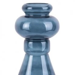 Present Time Vases Vase Morgana Glass Medium Verre Bleu -Sablie Vases Soldes vase morgana glass medium verre bleu 4