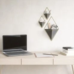 Umbra Vases Vase Mural Trigg Céramique Noir -Sablie Vases Soldes vase mural trigg ceramique noir 4