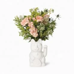 DOIY Vases Vase Neko Céramique Rose -Sablie Vases Soldes vase neko ceramique rose 10