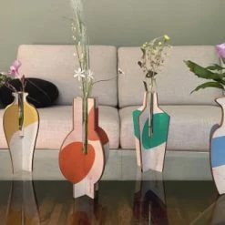 Reine Mère Vases Vase Oslo En Bois à Assembler -Sablie Vases Soldes vase oslo en bois a assembler 3