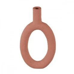 Present Time Vases Vase Oval High Résine Terracotta -Sablie Vases Soldes vase oval high resine terracotta 6