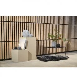 Villa Collection Vases Vase Ovale En Verre Gris Perle -Sablie Vases Soldes vase ovale en verre gris perle 3