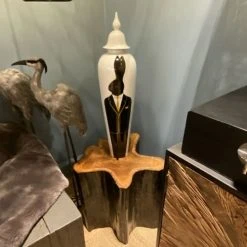 Now’s Home Vases Vase Paint à La Main En Céramique -Sablie Vases Soldes vase paint a la main en ceramique 2