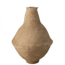 LANADECO Vases Vase Papier Mâché Marron H85,5cm -Sablie Vases Soldes vase papier mache marron h85 5cm 3